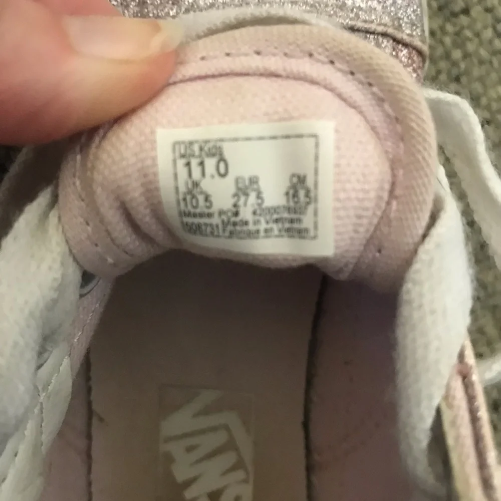 Vans Kids Glitter Low-Top Sneakers - Pink